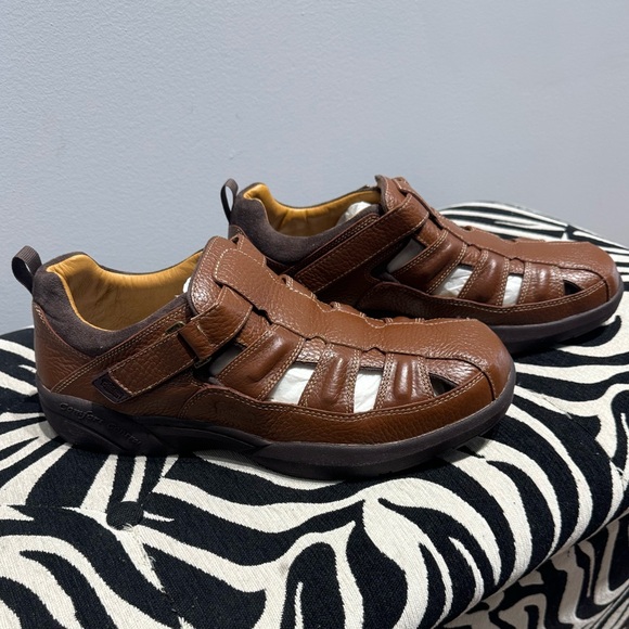 Dr Comfort fishermen show in brown leather size 13 . - Picture 6 of 7